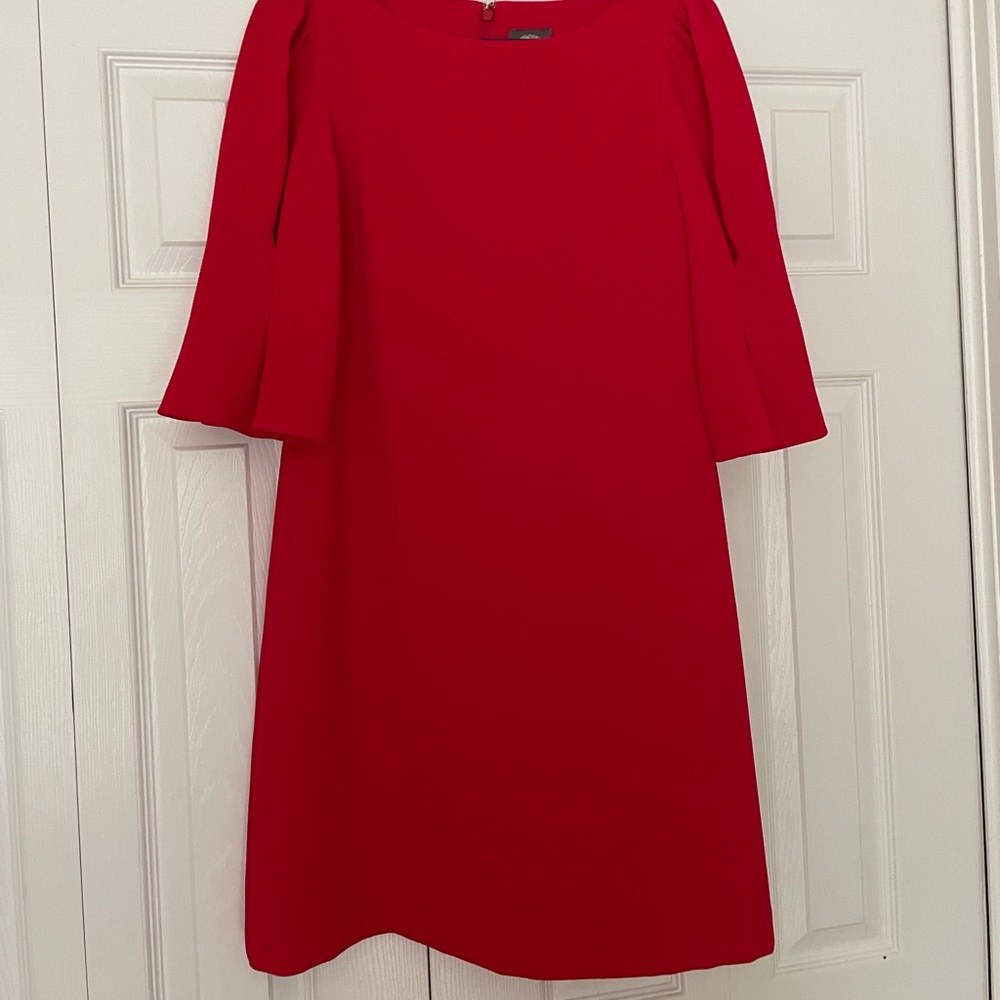 Red Dress with Small Detailing